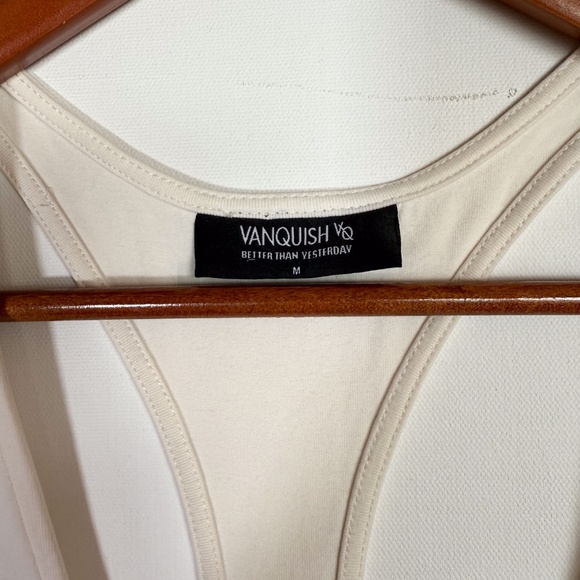 Vanquish X Dragonball Z Vegeta Mens Ivory Work Out Athletic Stringer Tank Top M - Picture 6 of 12